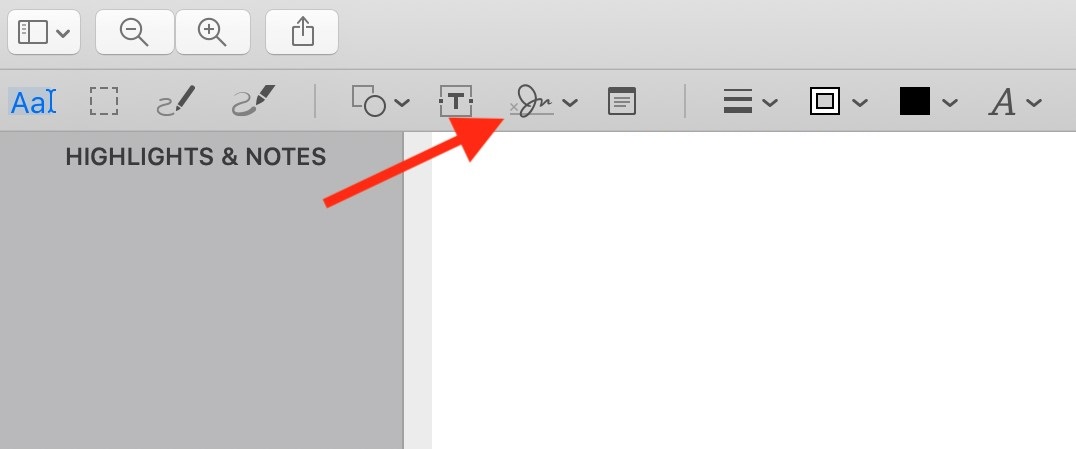 Mac signature icon